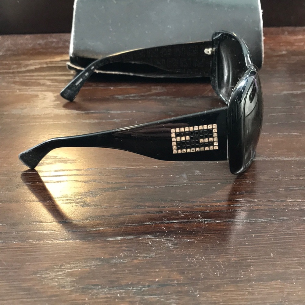 Fendi sunglasses with diamanté accent